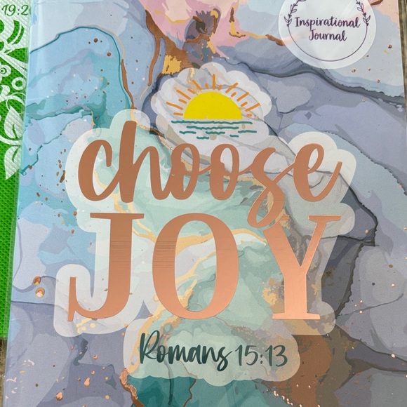 NWT Green Tote Bag and Inspirational Notebook Set - Picture 4 of 8